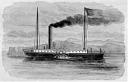 Первый речной колесный пароход «Клермонт»